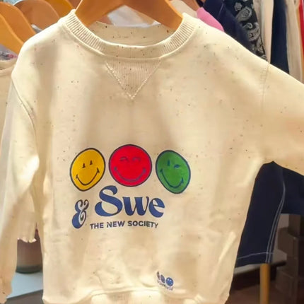 kids sweaters 2026 new style ss spring girl boy sweatshirt casual pullover shorts pant suit