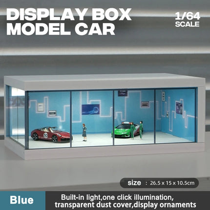 1/64 Garage scene Model Scene with Light Version Simulation Model Scene Decoration Collect (Excluding dolls and car models)