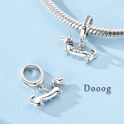 New Original 925 Sterling Silver Charms Bead Gold Chameleon Turtle Cat Charm Fit Bracelet Dangle Pendants DIY Women Jewelry Gift