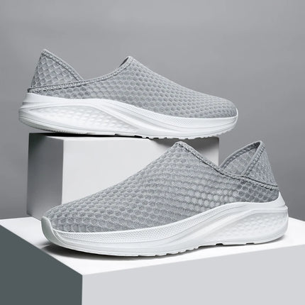 Sports shoes men's mesh breathable casual men's shoes unisex soft and comfortable couple shoes plus size flat shoes women 36-48