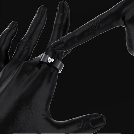 R30 ECG Smart Ring Men Women Charging Box Body Temperature Blood Pressure Health Monitor IP68 Waterproof Remote Control Rings