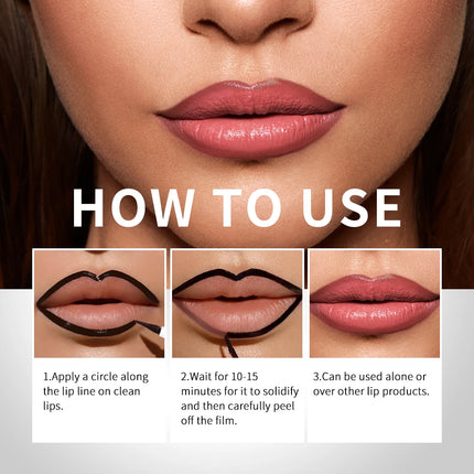 Transfer-proof Peel Off Lip Liner Waterproof Smudge-proof Long-Lasting Matte Velvet Lip Liner Ink Tattoo Makeup Lip Liners