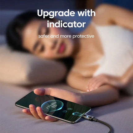 USB C Quick Charging Cable 240W  Braided Transparent Type C High-speed Charger Wire for 16/17 for Samsung Huawei Mi Data Line
