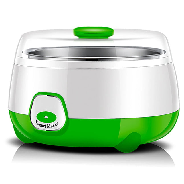 1L Greek Yogurt Maker Machine with Stainless Steel Container Automatic Yogurt Maker Yogurt Machine for Homemade Yogurt Natto