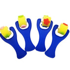 4pcs S flower head