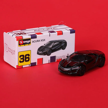 Bburago1:64 Ford GT500 Multiple Model Small Collection Car Alloy Model Toy Gift Scene Decoration Classic and Exquisite