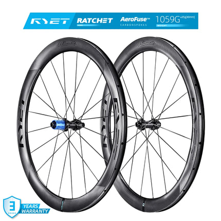RYET Full Carbon Road Wheelset Bicycle Super Light 1059g Disc Brake Carbon Spoke 54T Ceramic Ratchet Hub Cycling Bike Rims Parts