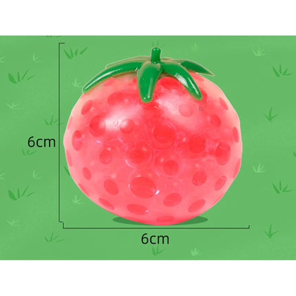 Squishy Fluid Tomato Stress Relief Squeeze Toys Slow Rising Simulation Fruit Sensory Fidget Toy Anxiety Relief Gift