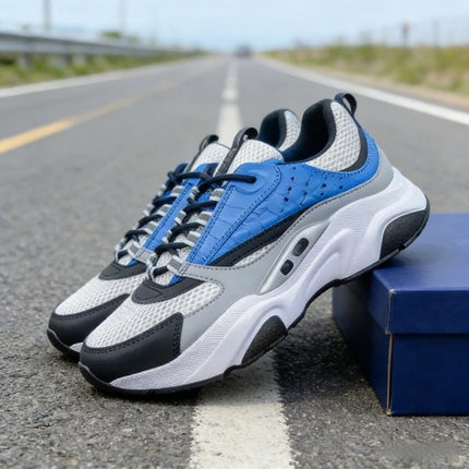 2026 Men's Casual Leather Sports Shoes B22 Cross-Laced Design High-End Feel Comfortable Breathable for Summer Season
