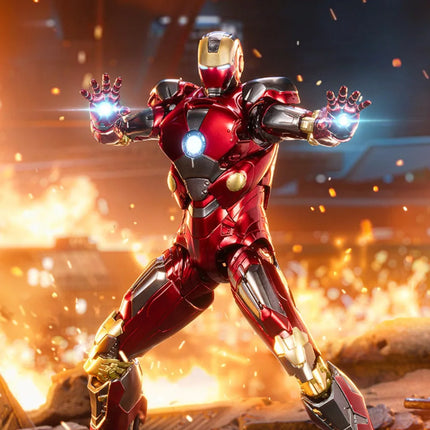 ZD Toys Iron Man MK34 MK32 MK31 MK50 MK19 MK18 MK28 Action Figures Tony Stark Mecha Model Movable Anime Avengers Collection Toys