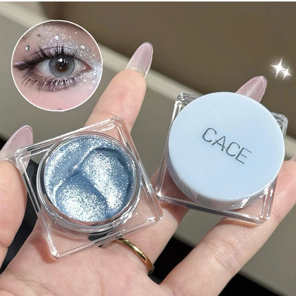 Diamond Sparkle Highlighter Cream Monochrome Shimmering Pearl Silver Face Contour Brighten Makeup Clear Glitter Flash Highlight