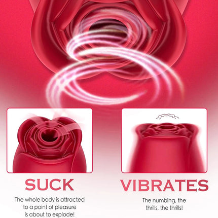 Powerful Sucking Vibrator for Women Vacuum Clitoris Stimulator Female Oral Nipple Clit Sucker Vibrating Adults Sex Rose Toys 18+