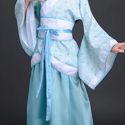 Autumn Two-piece Set Kids Hanfu Cosplay Tang Girl Suit Dance Costume Baby Outfits Ancient Girls Clothing Hanfu Children Suits