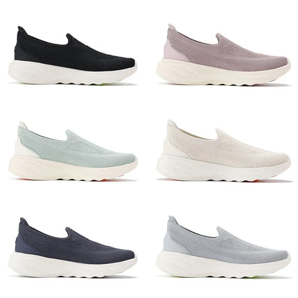 Li-Ning Women's SOFT GO 2 KNIT Slip-on Casual Walking Shoes Breathable Cushion Flexible LiNing Comfortable Sneakers AGLV018
