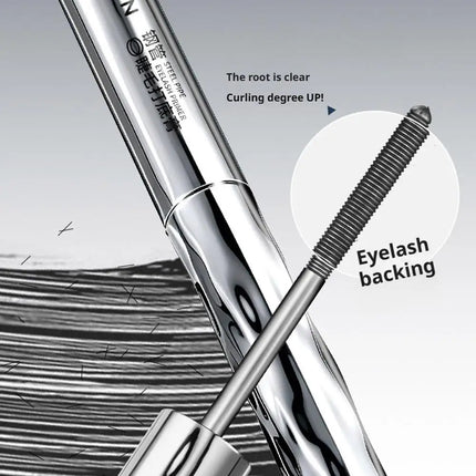 AOJN Slender＆Dense Mascara Smudge-Proof Long-Lasting Natural Curling Thickening Spiral Brush Mascara