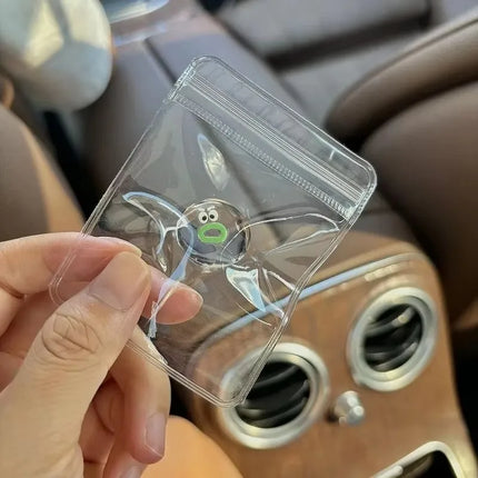 Mini Cartoon Transparent Doll Pinching  Relieving Cartoon Pinching  Soft Slow Rebound Sticky Squishy Squeezing Cute Funny Toyss