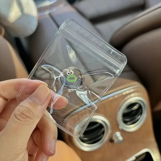 Mini Cartoon Transparent Doll Pinching Relieving Cartoon Pinching Soft Slow Rebound Sticky Squishy Squeezing Cute Funny Toys