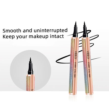 VIBELY Waterproof Liquid Eyeliner Pen - Smudge Proof, Glitter Sparkle (TikTok Viral), Long Lasting, Ultra Fine Tip - AliExpress