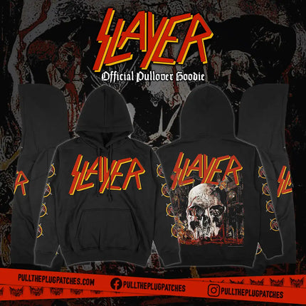 Slayer Pullover Hoody Hell Awaits &Show No Mercy Men Women Oversized Hoodies Heavy Metal Band Sweatshirts Female Male Clothing