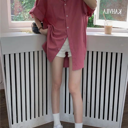 XEJ Elegant and Youthful Women's Blouses Oversize Shirts Women's Summer Clothing Spring 2022 Short-Sleeve Youth Blouses