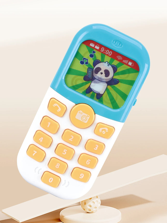 Music Mobile Phone Toy for Kids, Puzzle Early Education Electric Telephone with Lights and Music Gifts for Boys and Girls