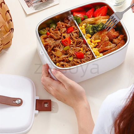 Electric lunch box Home car or truck food warmer thermal insulation portable bento box office heating lunch box