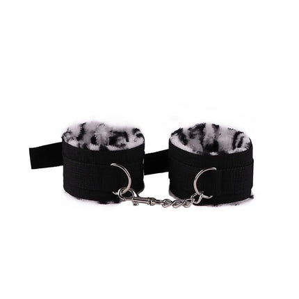 Plush Adult Game BDSM Bondage Cuffs Soft Love Handcuffs Sex Ankle Restraint Couple Role Play Adult Intimacy Gift Couple Sex Toy