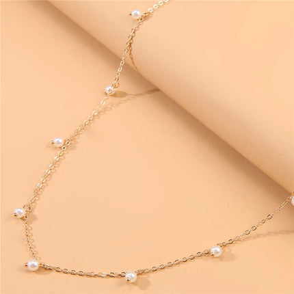 Sexy Vintage Aesthetic Pearl Pendant Belly Chain Link Body Chain Waist Chain Belt Streetwear Summer Women Fashion Body Jewelry