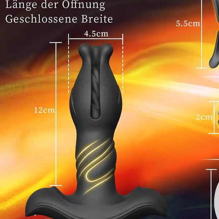 Anal Plug Adult Toys Prostate Massager Anal Toys 9 Tension Shock  Thrusting Vibrating Butt Plug Anal Dildo Sex Toys for men