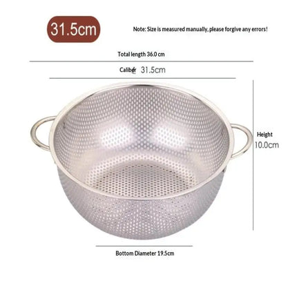 【Summer3】1Pc 2026 New Kitchen Tool Stainless Steel Kitchen Mesh Sifter Colander Strainer Sieve Baskets