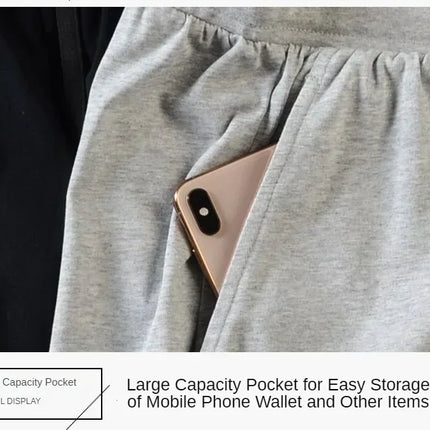 2025 Summer Men's Invisible Zipper Open Crotch Shorts Outdoor Sports Men Plus Size Casual Shorts