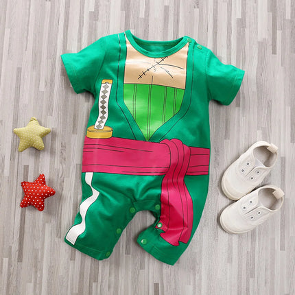 Toddler Anime Cosplay Dragon DBZ Costume Baby Boy Girl Romper Kid Demon Slayer Baby Clothes Newborn Onesie Jumpsuit 0-18 Months