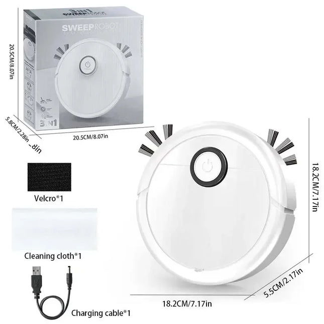 Lenovo 3-in-1 Smart Robot Vacuum Cleaner 4000Pa Strong Suction Sweep Mop Auto Charge LDS Laser Navigation Pet Hair Hard Floor