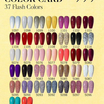 Rainbow Ghini 37Color Base Coat TPO/HEMA Free 15ml Fine Glitter Gel Polish For Manicure Nails Semipermanent Art Nail Supplies