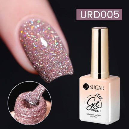 UR SUGAR 15ml Jelly Milky White Translucent Color Gel Polish Semi Permanent UV Gel Nail Art Soak Off Gel Varnish Latest Fashion
