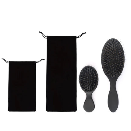 ARLANY Matte Boar Bristle Hair Extension Brush Kit Nylon Teeth Hair Brush Women Cushion Hairbrush Styling Smoothing Detangling