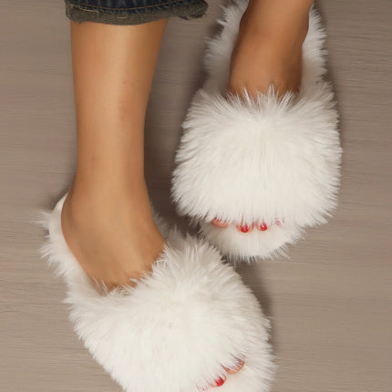 Women's Indoor Slippers 2024 Autumn and Winter New Plush Home Lazy Slippers Anti slip Durable Fashion Warm Sandals Slippers