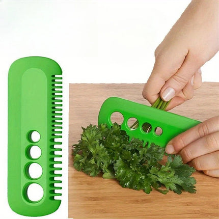 1Pc Vegetable Herb Eliminator Kale Oregano Parsley Cilantro Stripper Looseleaf Comb Household Gadgets Portable Kitchen Tools