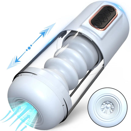 Sex Toy for Men Thrusting Male Masturbation Cup Pocket Vagina Pussy Penis Trainer Sexy Voice Men's Masturbator Toy Adults Goods