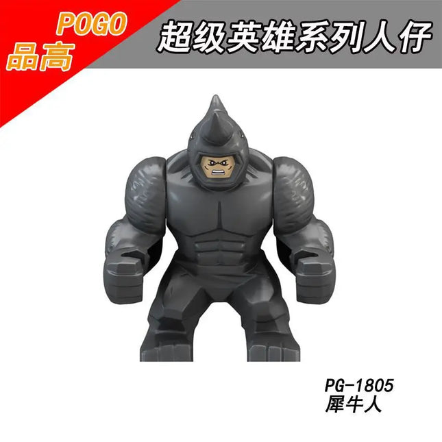 Building blocks, Marvel superheroes, assembled dolls, Spider Man, Iron Man, Venom, Shark, Deadpool, DIY gifts, children's toys