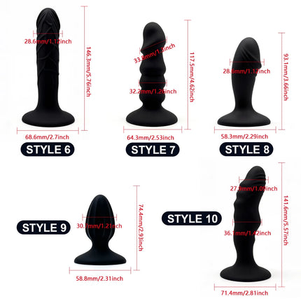 Silicone Base of Suction Cup Anal Plug Big Butt Plug Anal Erotic Sex Toys Pleasure Anal Stimulation Beads Adult Erotic Sex Toy