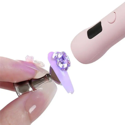 Mini Portable Nail Dryer Machine Lamp UV LED Nail Light For Curing Gel Nails- Home Salon Tool Compact Design