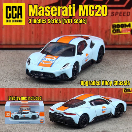 CCA 1/64 Diecast Toy Car Model Display Box Porsche BMW Volkswagen Lamborghini Chevrolet Ford Free Wheels Collection Miniature