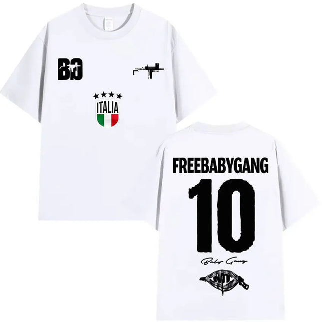 Rapper Baby Gang Tour 2026 Album Merch T-shirts Men Women Clothing Hip Hop Oversized T Shirt Summer Casual Short Sleeve T-shirt