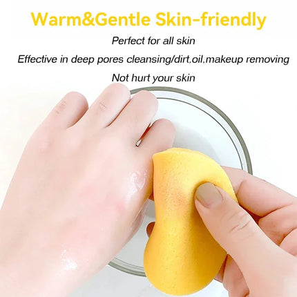 Compressed Round Facial Cleansing Sponges Cleaning Brushes Cleanse Tools Makeup Remover Wipes Finger Wholesale Free Shipping