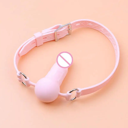 Double Ended Mouth Plug Dildo Gag Sex Toys Open Mouth Bondage Silicone Penis Adults Woman Couples Games Juguetes Sexuales 18+