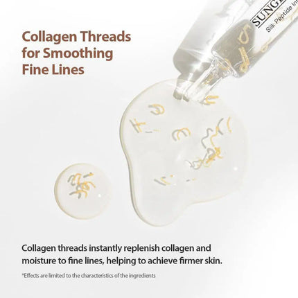 Korean Silk Collagen Peptide Ampoule Face Serum Set Anti-Wrinkle Firming Serum Lifting Moisturizer for Sagging Skin Care 40/50ml