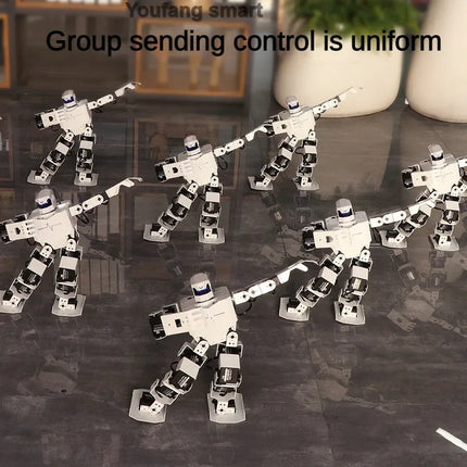 16 Dof Humanoid Robot Servo PWM MP3 Dance Robot Singing Dancing Walking RoboSoul Educational Programmable Bionic Robot DIY Kit