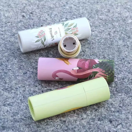 10/30/50/100PCS Empty Eco-friendly Paper Lipstick Tubes 12.1mm DIY Empty Round Lip Balm Tube Packaging Makeup Tool Wholesale
