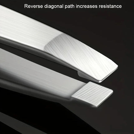 4-Piece Professional Tweezer Set, Perfect for Eyebrow Hair Removal, Very Effortless and Relaxed to Remove Splinters